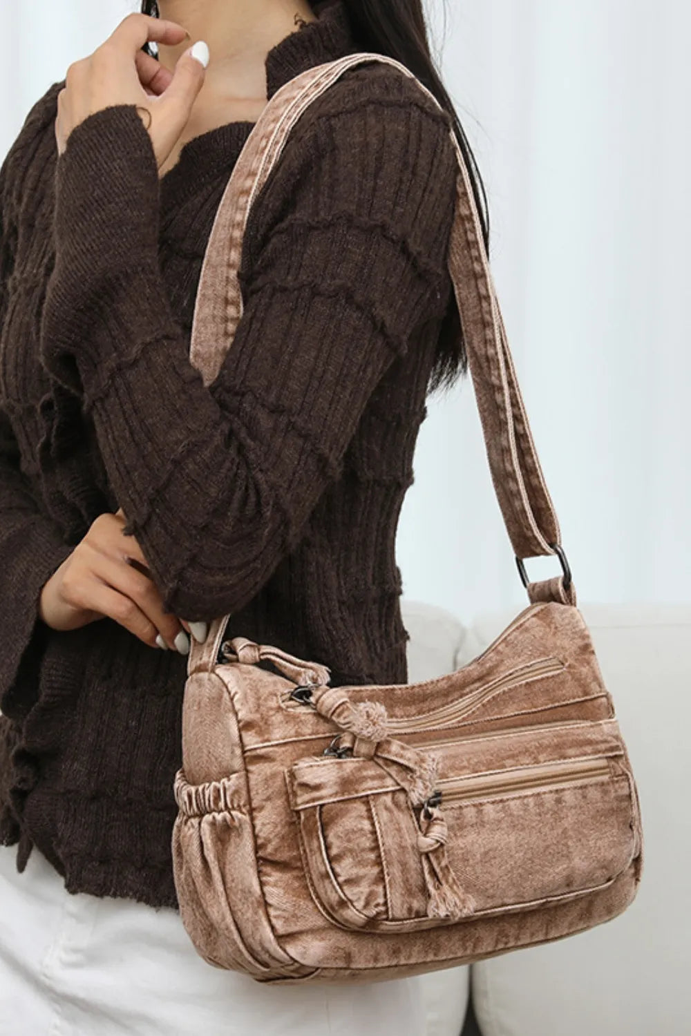 denim handbag for ladies
