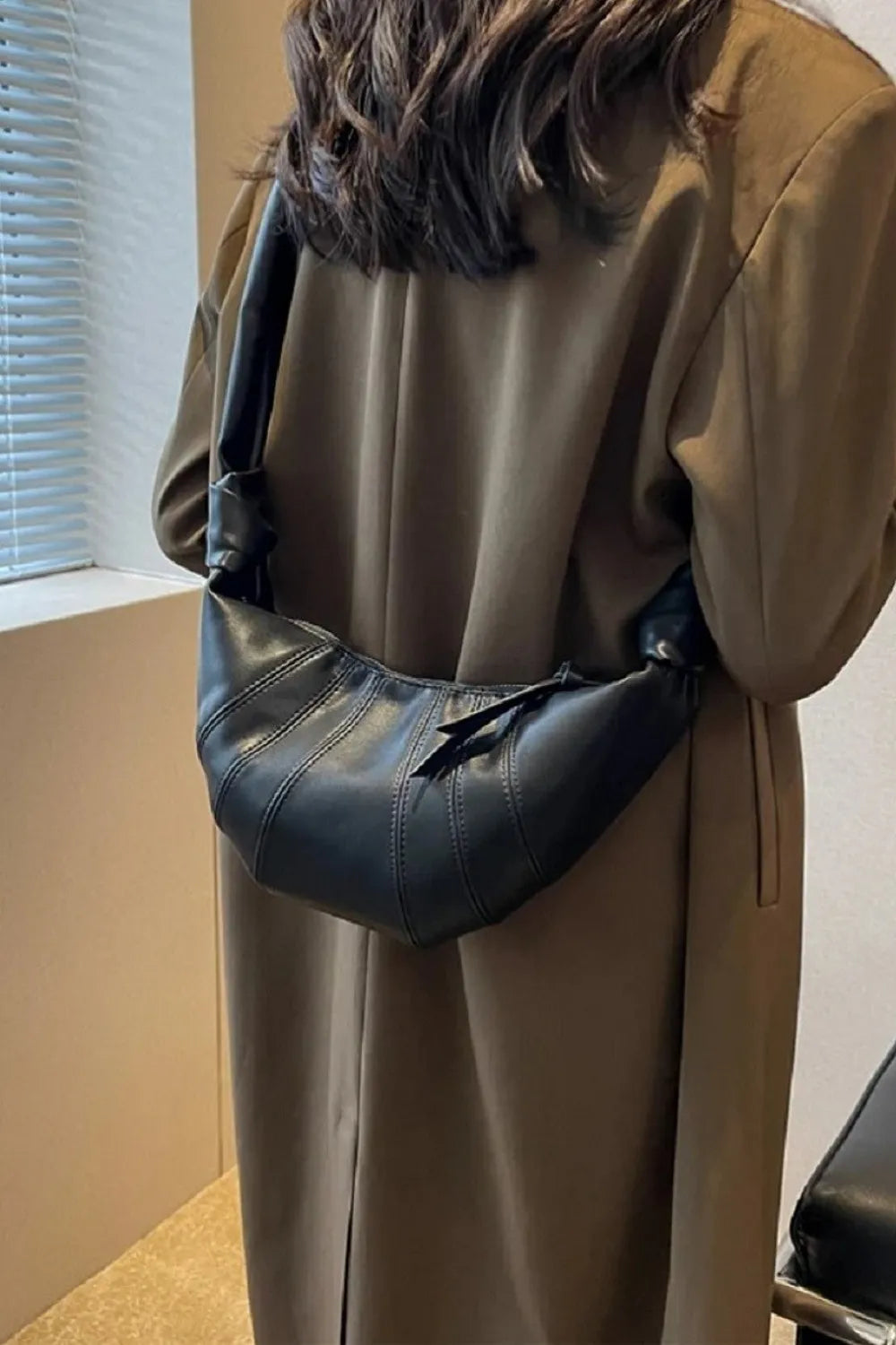 croissant crossbody bag