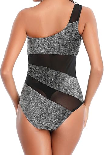 one piece one shoulder swimsuit