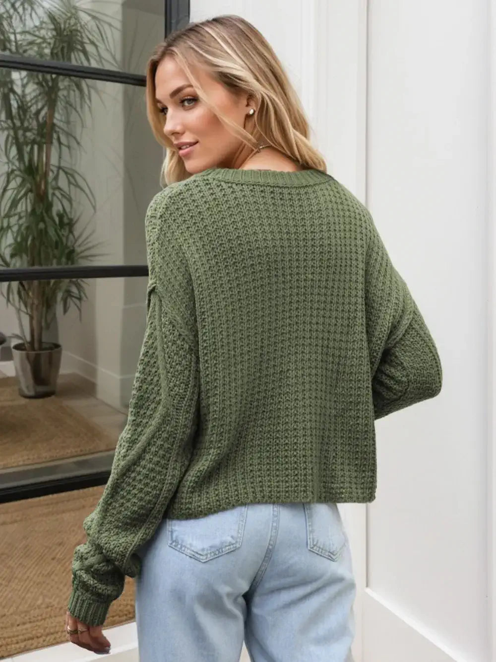 cable knit sweater women's