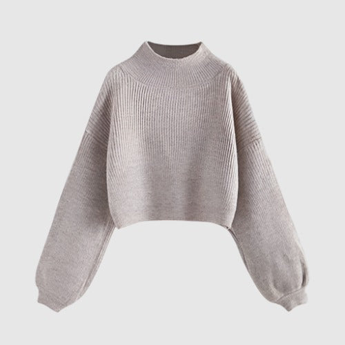 puff sleeve blouse Grey One size