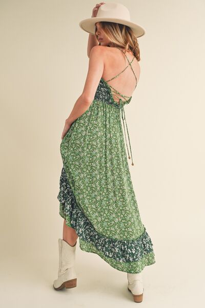 backless summer maxi dress