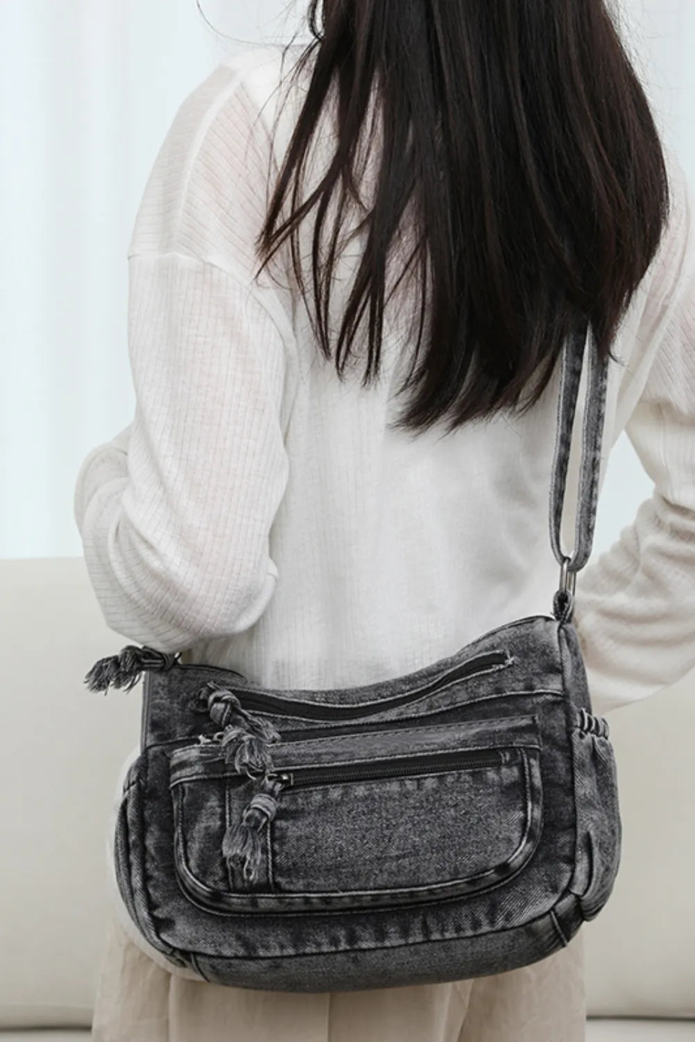 denim handbag for ladies