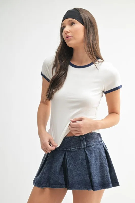 Fitted baby t shirt for women