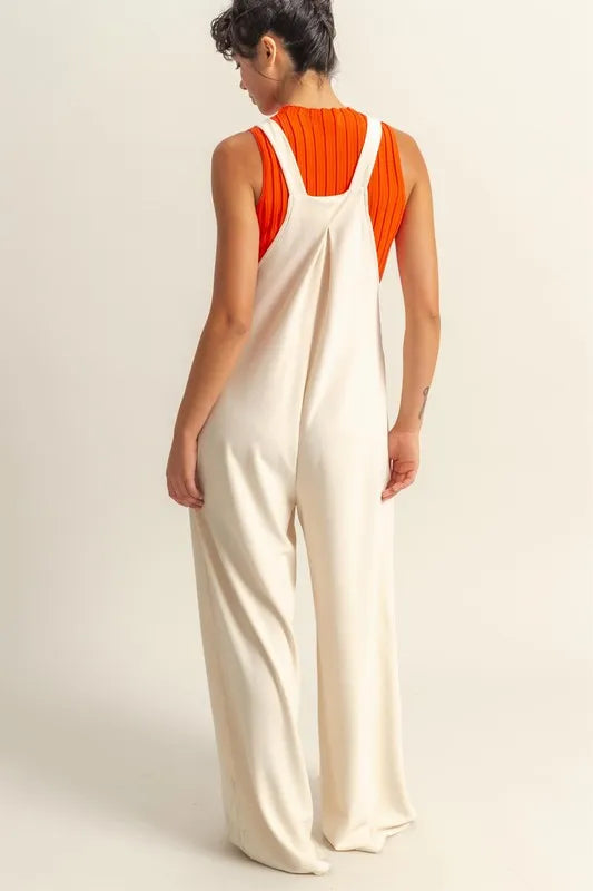 wide leg overalls womens