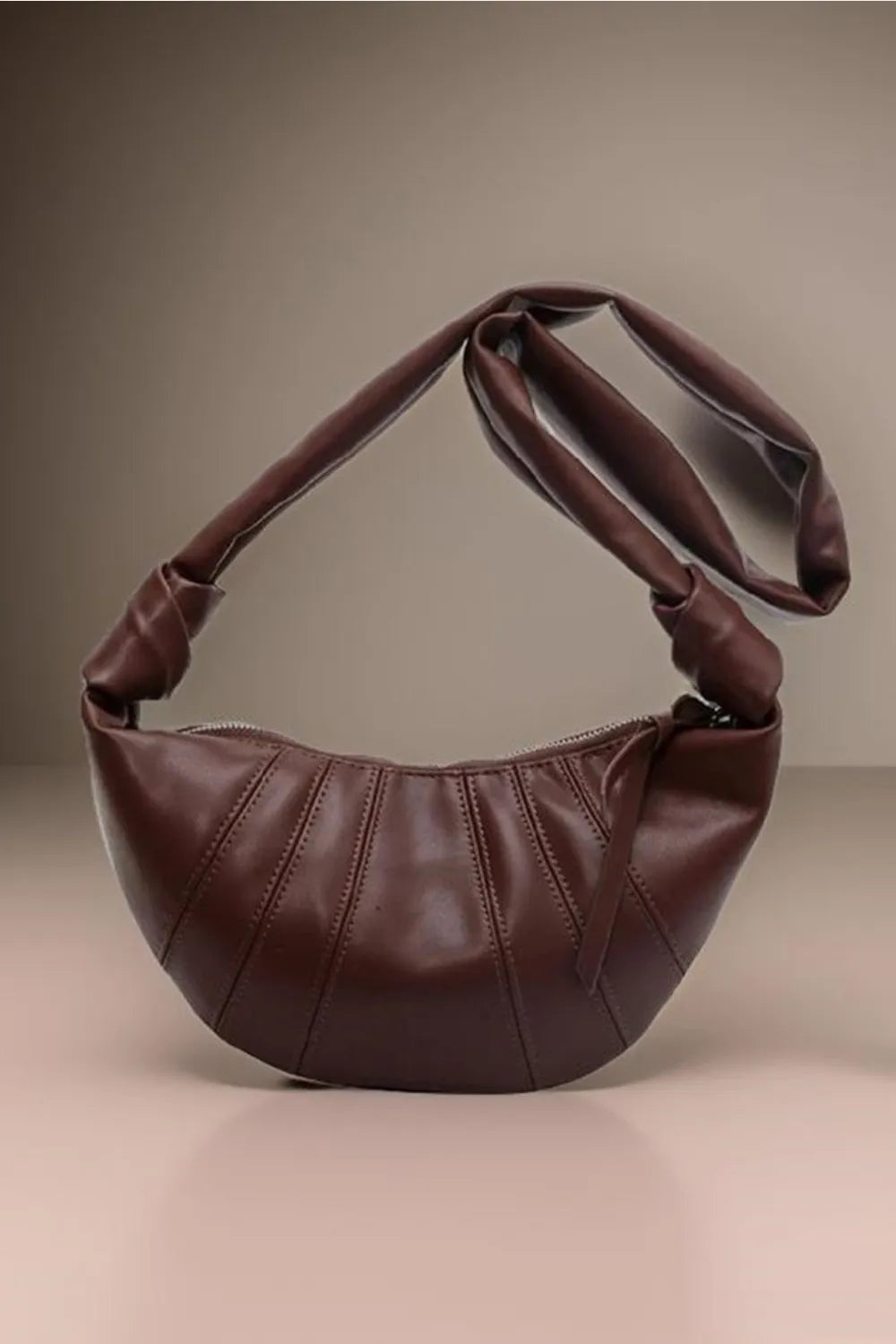 croissant crossbody bag Brown One Size