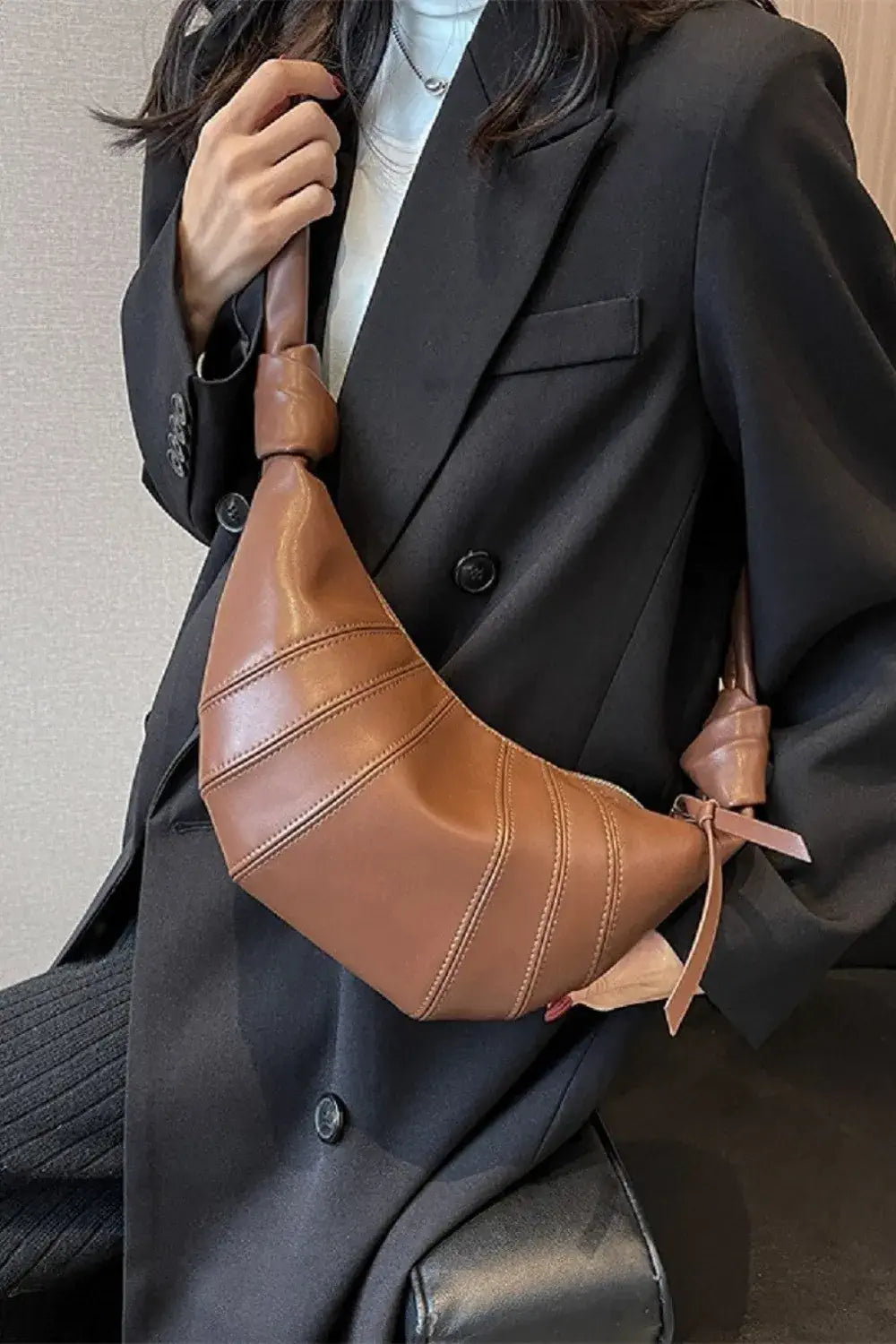 croissant crossbody bag