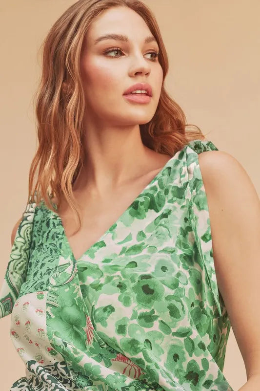 floral tank top womens